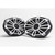 MB Quart Bundle- 4 Pairs of NP1-169 6x9" Premium Marine Speakers (Black Frame with Black, Silver and White Grills Included)