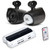 JBL MT6HLB 6.5" Two-way Marine Tower Speaker Black and JBL MA704 4 Channel Amplifier with Kicker 41KMLC LED Controller