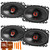 JBL 2-Pairs CLUB-6422FAM 4x6" Two-way Car Audio Speaker (No Grill)