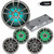 Infinity Marine - Two pairs of 622MLT 6.5" LED speakers, A 1022MLT 10" LED Subwoofer, & M4555A Amplifier, Titanium