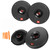 JBL 1 Pair of CLUB-625AM 6.5" Coax Speakers and 1 Pair of CLUB-622AM 6.5" Coax Speakers