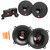 JBL 1 Pair of CLUB-602CTPAM 6.5" Component Speakers with Tweeter Pods and 1 Pair of CLUB-522FAM 5.25" Coax Speakers