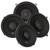 JBL - STADIUM52F 5 1/4" Coax Car Audio Speakers (Pair) w/ STADIUM62F 6 1/2" Coax Car Audio Speakers (Pair) NO GRILL