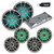 Infinity Marine - Two pairs of 622MLT 6.5" LED speakers, 2 1022MLT 10" LED Subwoofers, & M4555A Amplifier, Titanium