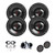 JBL Two Stage3637FAM 6.5" Coax (Pair) with JP-1014 6.5" Front Speaker Pods and JP-1015 6.5" Soundbar Speaker Adaptors