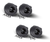 Rockford Fosgate Two Pairs of P1683 Punch 6X8" 3-Way Coaxial Speakers - Used, Open Box
