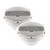 Hertz HMX-65-LD 6.5" 4-Ohm Marine Coaxial Speakers - RGB LED Lights & White Grilles (Pair) - Used Good