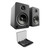Kanto OBI3G2VMB Bluetooth Turntable With Phono Pre-Amp And Kanto Yu6mb Yu6 Matte Black 200 Watt Peak Powered Speakers With Bluetooth, Built-In Phono Preamp And Kevlar® Drivers, Pair
