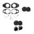 Wrangler 2018-2026; Gladiator 2020-2026 Jeep Wrangler JL / Gladiator JT Front + rear pairs JBL Stage 3 Gen 2 Speaker Bundle STAGE368 + STAGE368 w/ JP-1014 + JP-1015