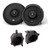 Wrangler 2018-2026; Gladiator 2020-2026 Jeep Wrangler JL / Gladiator JT Front pair JBL Stage 3 Gen 2 Speaker Bundle STAGE368F w/ JP-1014