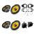 JL Audio C1 Speaker Bundle Wrangler 2018-2026; Gladiator 2020-2026 Jeep Wrangler JL / Gladiator JT Front + rear pairs (2) C1-650x w/ JP-1014 + JP-1015