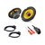 JL Audio C1 Speaker Bundle Silverado 1500 2019-2021; Sierra 1500 2019-2021 Chevrolet Silverado 1500 / GMC Sierra 1500 Crew Cab Rear pair C1-650x w/ 82-3006 + 72-4572