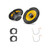 JL Audio C1 Speaker Bundle Tacoma 2016-2023 Toyota Tacoma Double Cab Front pair C1-650x w/ 82-8147 + 72-8104