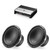 JL Audio (2) 8W3v3-4 8" Sub w/ XD400/4 Amplifier Audio Upgrade