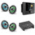 JL Audio MM50 & XDM200/2 w/ (2) M6-770X-S-Gmti-i, RGB LED, Gunmetal & Titanium Sport Grille Speakers