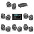 JL Audio MM105 & XDM600/6 w/ (6) M6-770X-S-Gmti, Gunmetal & Titanium Sport Grille Speakers