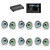 JL Audio MM105 & XDM600/6 w/ (6) M6-650X-S-GwGw-i, RGB LED Gloss White, Sport Grille Speakers