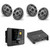 JL Audio MM50 & XDM200/2 w/ (2) M6-770X-S-Gmti, Gunmetal & Titanium Sport Grille Speakers