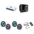 JL Audio MM50 & MV400/4i w/ (2) M6-880X-S-Gmti-i, RGB LED, Gunmetal & Titanium Sport Grille Speakers & LED Controller