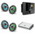 JL Audio MM50 & MHD600/4 w/ (2) M6-770X-S-Gmti-i, RGB LED, Gunmetal & Titanium Sport Grille Speakers