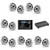 JL Audio MM105 & XDM600/6 w/ (6) M6-770X-S-GwGw, Gloss White, Sport Grille Speakers