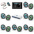JL Audio MM105 & MV600/6i w/ (6) M6-770X-S-Gmti-i, RGB LED, Gunmetal & Titanium Sport Grille Speakers & LED Controller