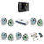 JL Audio MM50 & MV800/8i w/ (4) M6-770X-S-GwGw-i, RGB LED Gloss White, Sport Grille Speakers & LED Controller