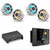 JL Audio MM50 & XDM400/4 w/ (2) M6-880X-S-GwGw-i, RGB LED Gloss White, Sport Grille Speakers