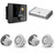 JL Audio MM50 & MHD600/4 w/ (2) M6-880X-C-3Gw 8.8, Gloss White, White Tweeter, Classic Grille Speakers
