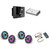 JL Audio MM50 & MHD600/4 w/ (2) M6-880X-S-Gmti-i, RGB LED, Gunmetal & Titanium Sport Grille Speakers & LED Controller