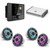 JL Audio MM50 & MHD600/4 w/ (2) M6-880X-S-Gmti-i, RGB LED, Gunmetal & Titanium Sport Grille Speakers