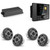 JL Audio MM50 & MX500/4 w/ (2) M6-880X-S-Gmti, Gunmetal & Titanium Sport Grille Speakers