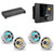 JL Audio MM50 & XDM800/8 w/ (2) M6-880X-S-GwGw-i, RGB LED Gloss White, Sport Grille Speakers