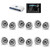 JL Audio MM105 & MV600/6i w/ (6) M6-650X-S-GwGw, Gloss White, Sport Grille Speakers