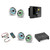JL Audio MM50 & XDM200/2 w/ (2) M6-770X-S-GwGw-i, RGB LED Gloss White, Sport Grille Speakers & LED Controller