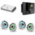 JL Audio MM50 & MHD600/4 w/ (2) M6-770X-S-GwGw-i, RGB LED Gloss White, Sport Grille Speakers