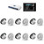JL Audio MM105 & MV600/6i w/ (6) M6-650X-C-3Gw 6.5, Gloss White, White Tweeter, Classic Grille Speakers