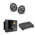JL Audio MM50 & XDM400/4 w/ M6-770X-S-Gmti, Gunmetal & Titanium Sport Grille Speakers