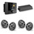 JL Audio MM50 & MX500/4 w/ (2) M6-770X-S-Gmti, Gunmetal & Titanium Sport Grille Speakers