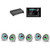 JL Audio MM105 & XDM600/6 w/ (3) M6-650X-S-GwGw-i, RGB LED Gloss White, Sport Grille Speakers