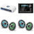 JL Audio MM105 & MV400/4i w/ (2) M6-770X-S-Gmti-i, RGB LED, Gunmetal & Titanium Sport Grille Speakers