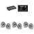 JL Audio MM105 & XDM600/6 w/ (3) M6-770X-S-GwGw, Gloss White, Sport Grille Speakers