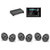 JL Audio MM105 & XDM600/6 w/ (3) M6-650X-S-Gmti, Gunmetal & Titanium Sport Grille Speakers