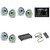 JL Audio MM105 & XDM600/6 w/ (3) M6-770X-S-GwGw-i, RGB LED Gloss White, Sport Grille Speakers & LED Controller