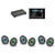 JL Audio MM105 & XDM600/6 w/ (3) M6-650X-S-Gmti-i, RGB LED, Gunmetal & Titanium Sport Grille Speakers