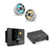 JL Audio MM50 & XDM200/2 w/ M6-880X-S-GwGw-i, RGB LED Gloss White, Sport Grille Speakers