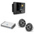 JL Audio MM50 & MHD600/4 w/ M6-880X-S-Gmti, Gunmetal & Titanium Sport Grille Speakers