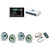 JL Audio MM105 & MV400/4i w/ (2) M6-770X-S-GwGw-i, RGB LED Gloss White, Sport Grille Speakers & LED Controller