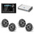 JL Audio MM105 & MHD600/4 w/ (2) M6-880X-S-Gmti, Gunmetal & Titanium Sport Grille Speakers