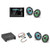JL Audio MM105 & XDM200/2 w/ (2) M6-770X-S-Gmti-i, RGB LED, Gunmetal & Titanium Sport Grille Speakers & LED Controller